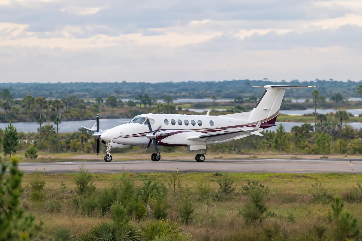 Turboprop on the ramp